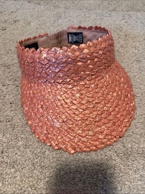Hemlock Straw Visor in Rose Gold NWT